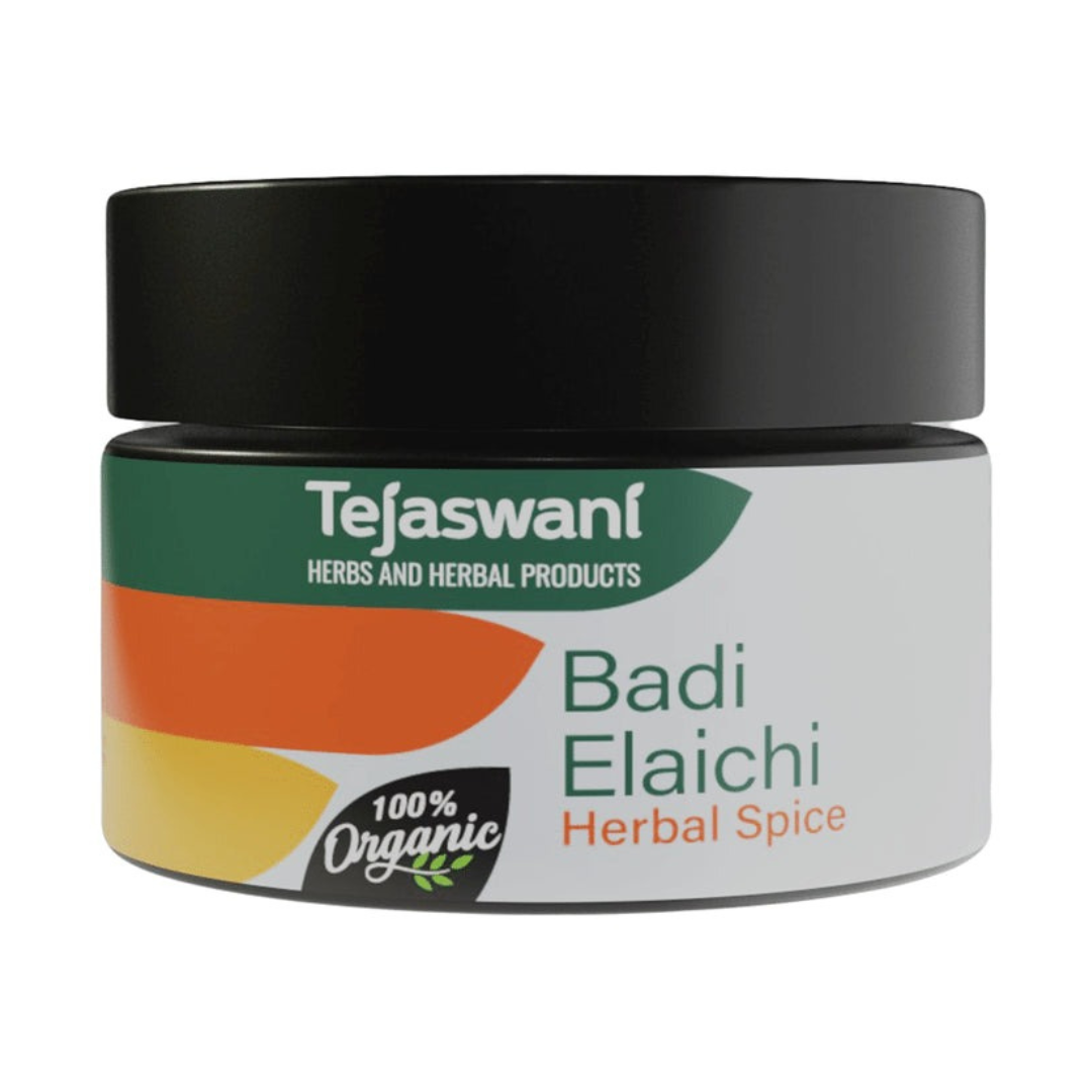 Tejaswani Herbs and Herbal Products Badi Elaichi Powder 