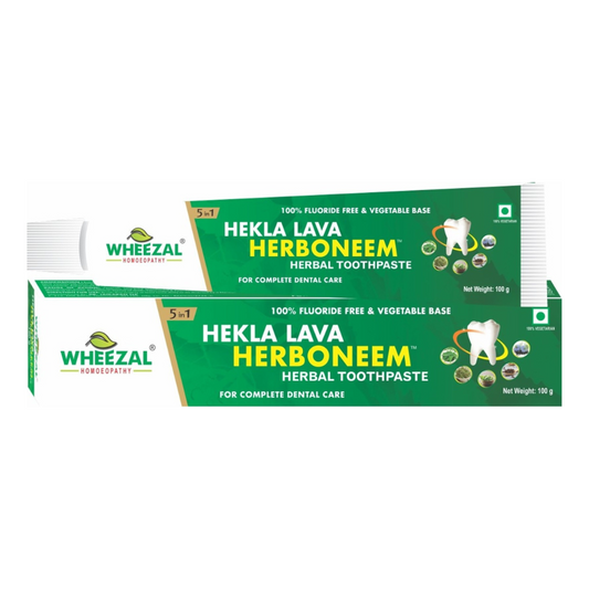 Wheezal Hekla Lava Herboneem Herbal Toothpaste - Grab2buy