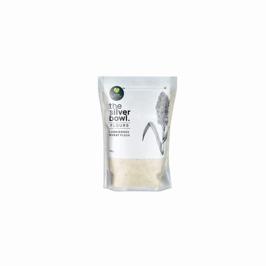 Vijaya Traditional Recipes The Silver Bowl Premium Emmer Wheat Flour (Khapli Wheat Flour) 