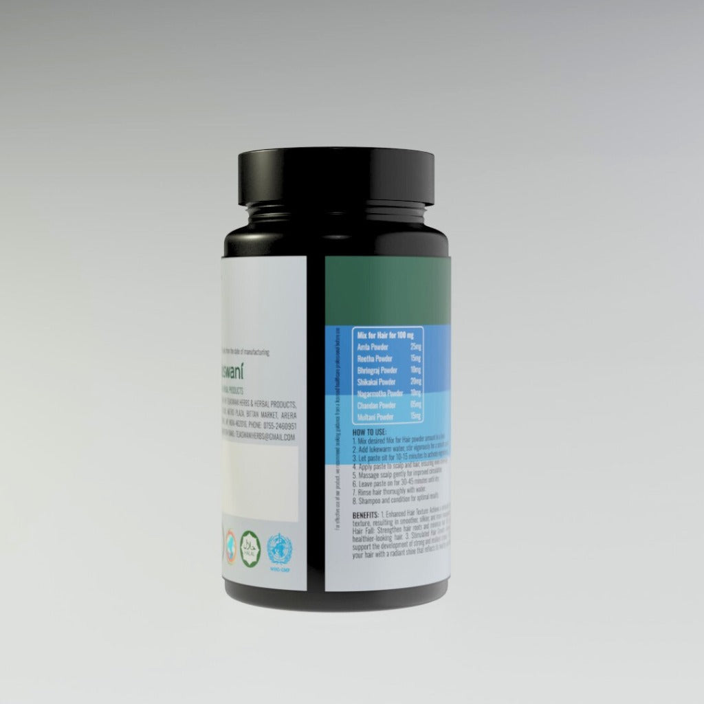 Tejaswani Herbs and Herbal Products Herbal Mix for Hair Powder 