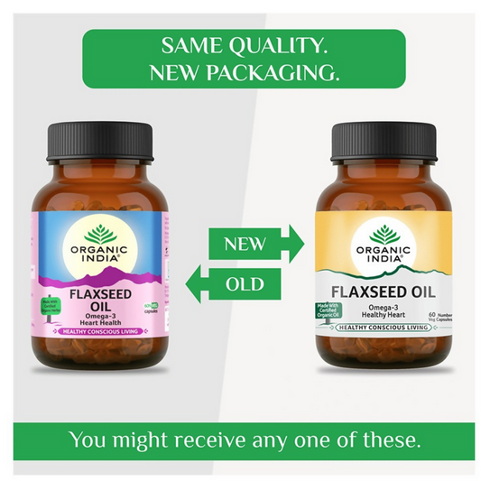 Organic India Flaxseed Oil Capsules - Grab2buy