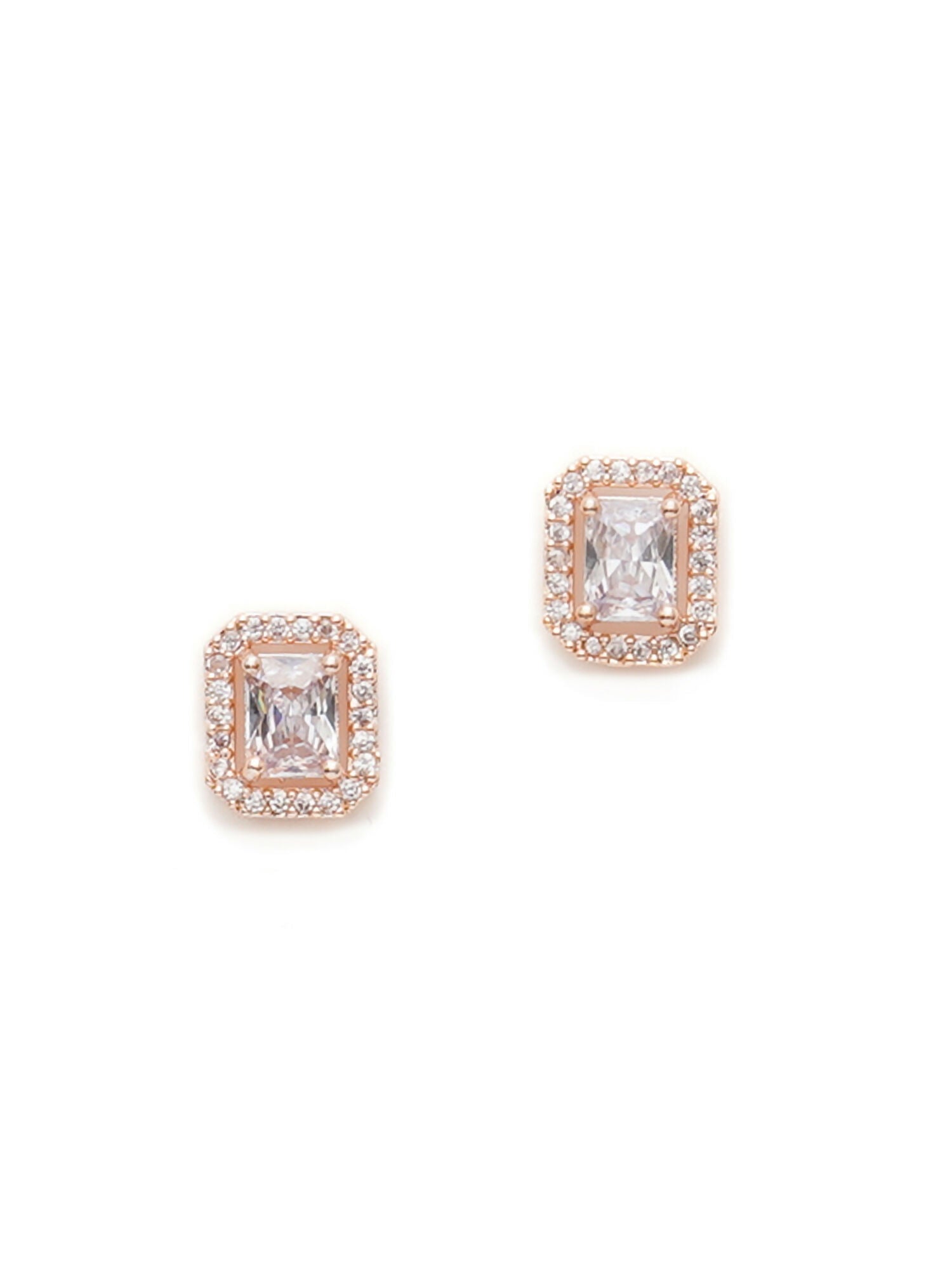 stone stud (Rose gold) - Ruby Raang - Grab2buy