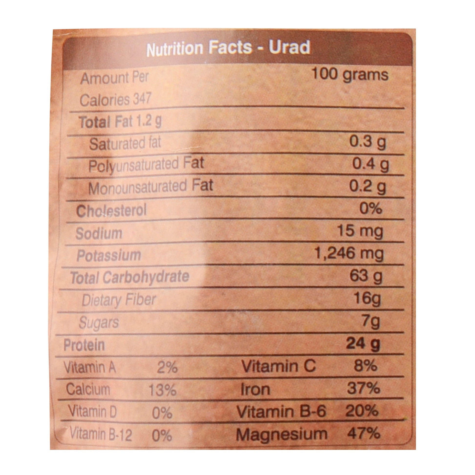 Organic Wellness Urad Dal Split - Grab2buy
