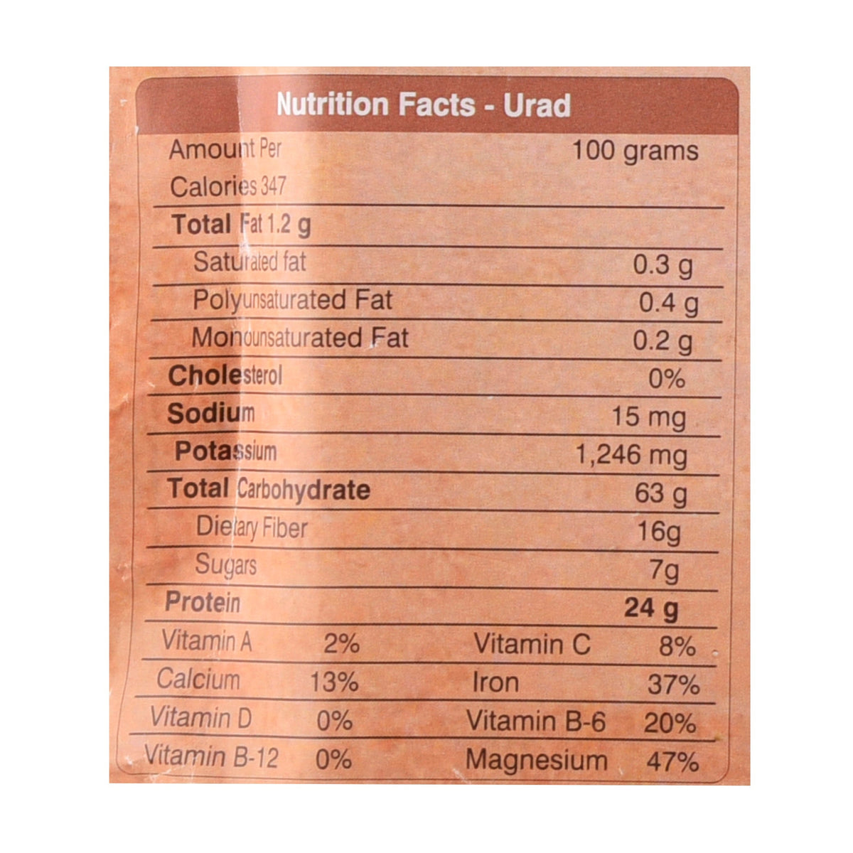 Organic Wellness Urad Dal Whole 
