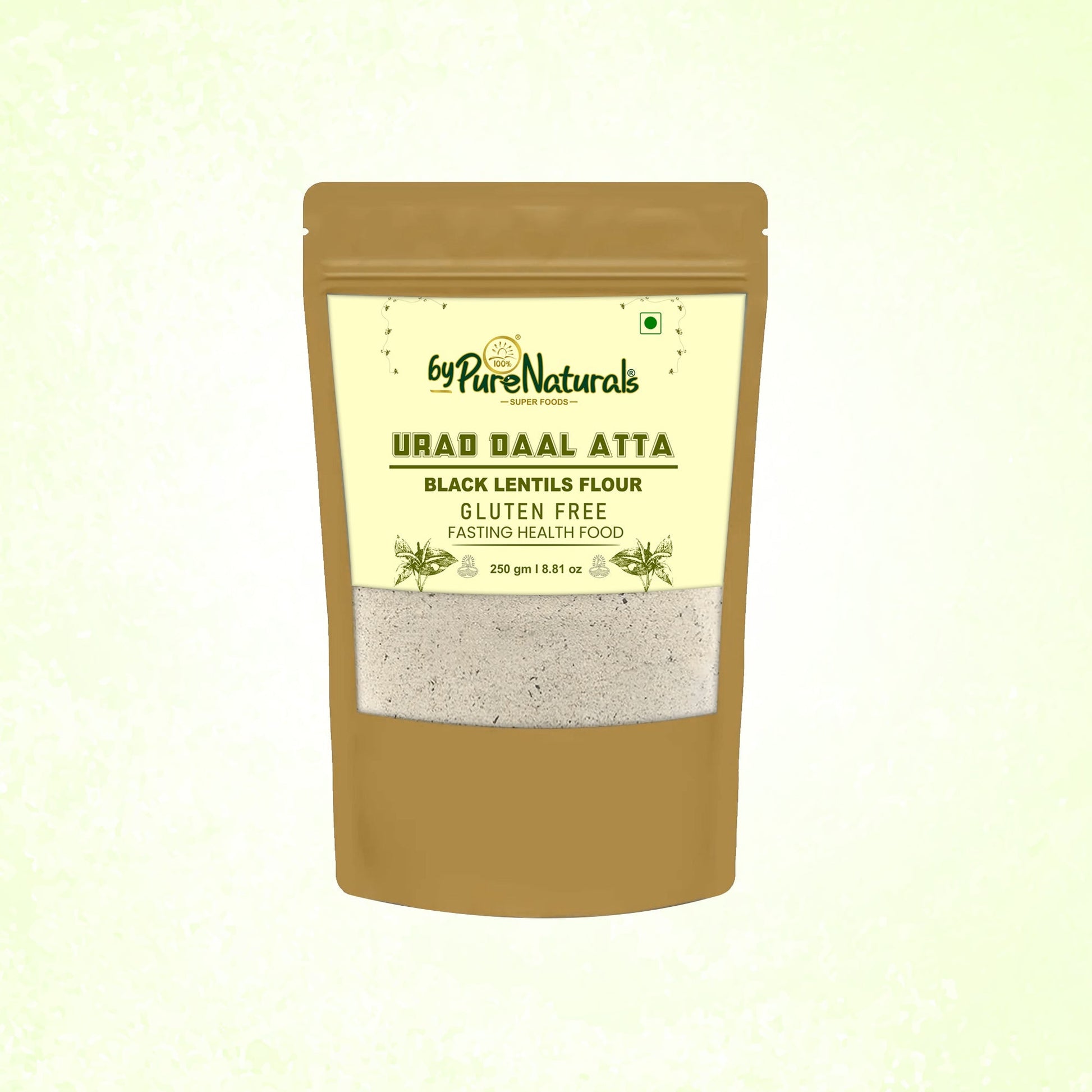 byPureNaturals Urad Daal Atta (Black Lentils Flour)