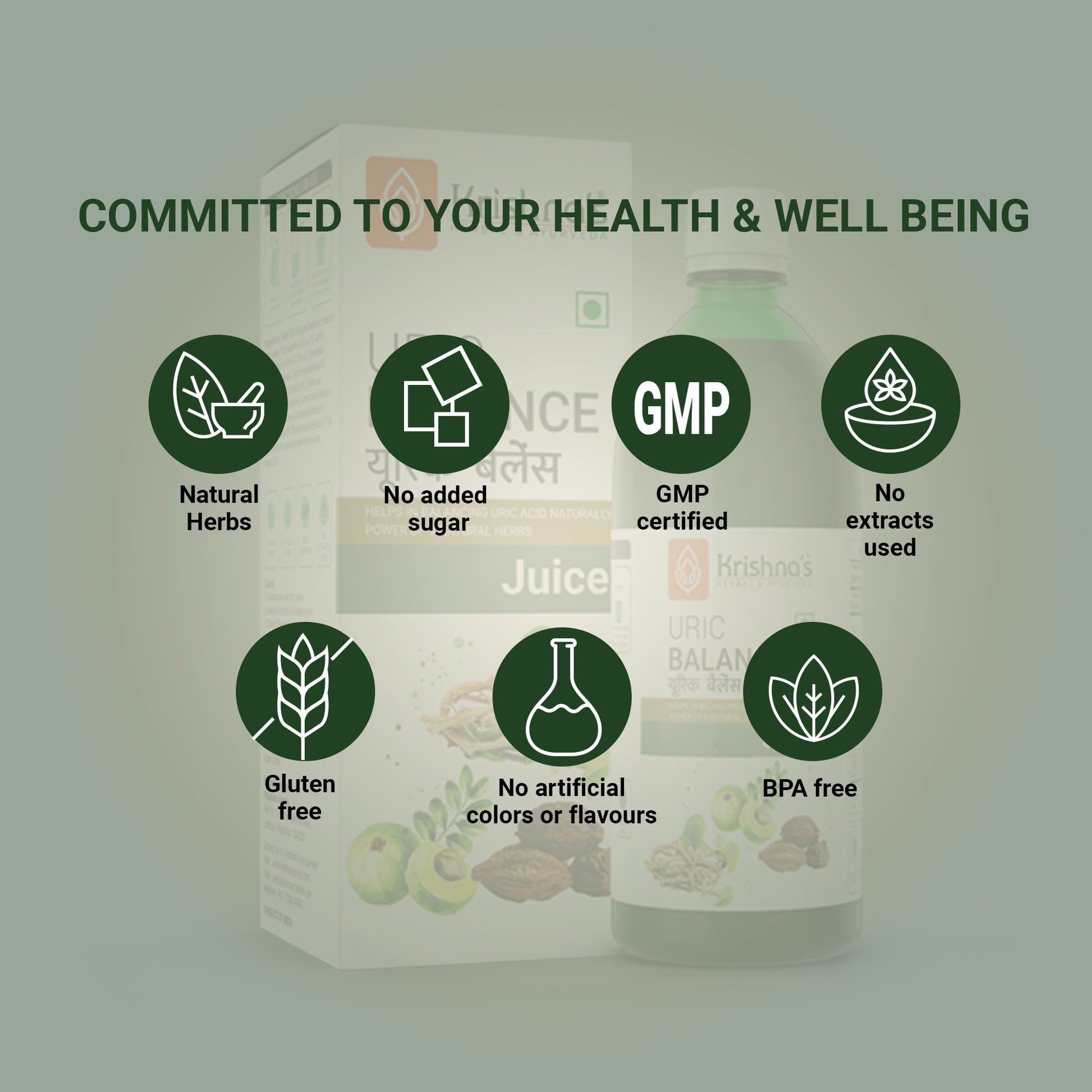 Krishna'S Herbal & Ayurveda Uric Balance Juice 