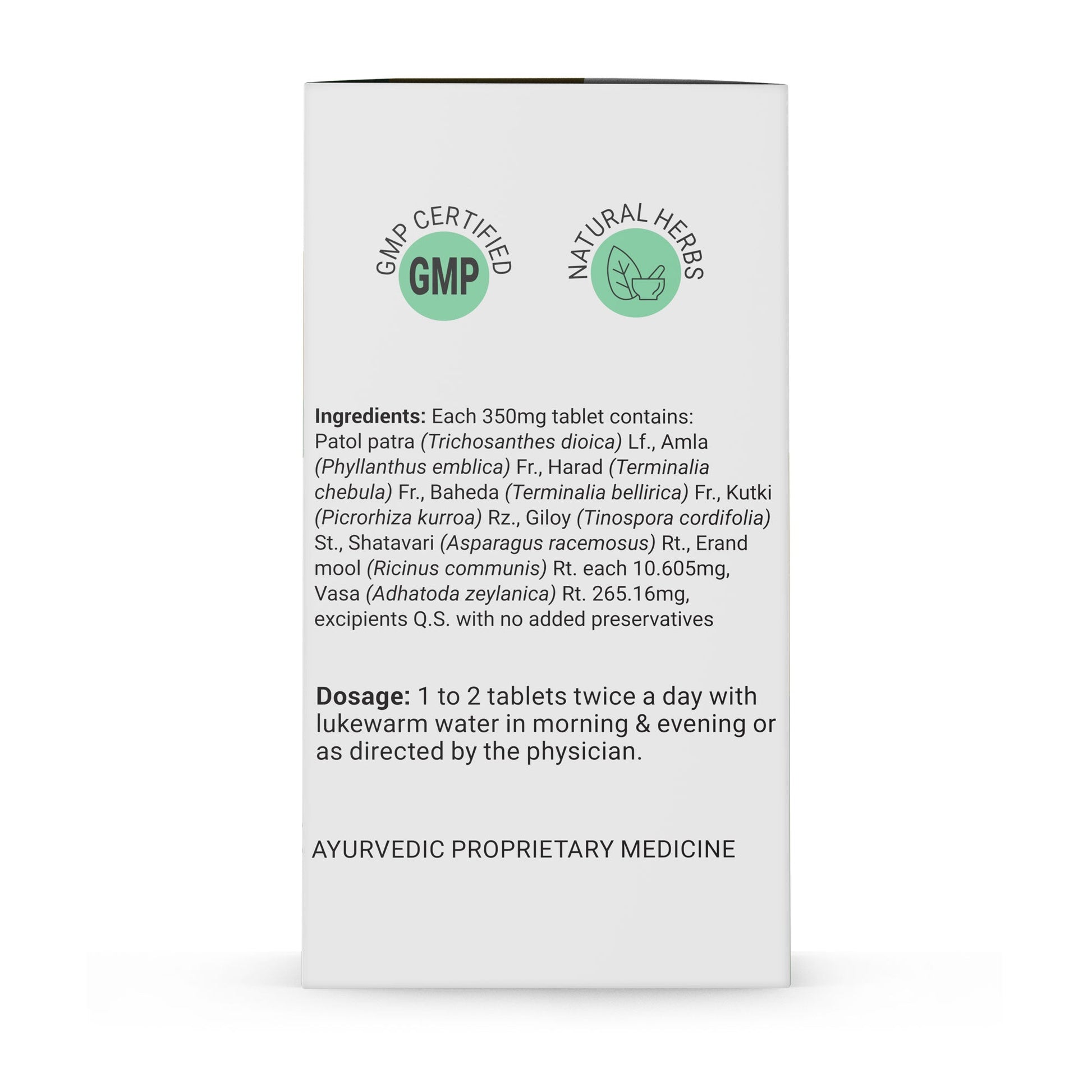 Krishna'S Herbal & Ayurveda Uric Balance Tablets 