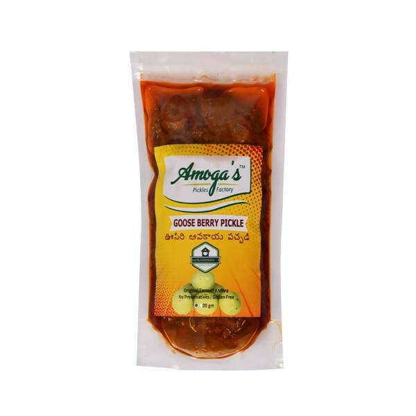 Amoga's Pickles Factory Gooseberry Pickle Andhra Style - Grab2buy