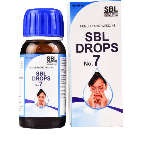 SBL Homeopathy No. 7 Sinusitis Drops 