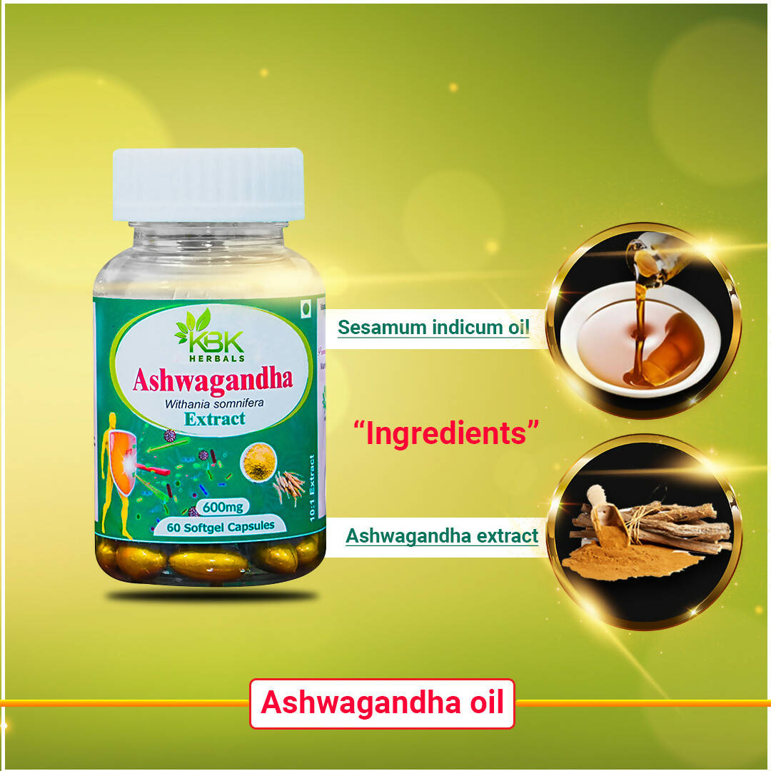 KBK Herbals Ashwagandha Extract Capsules 