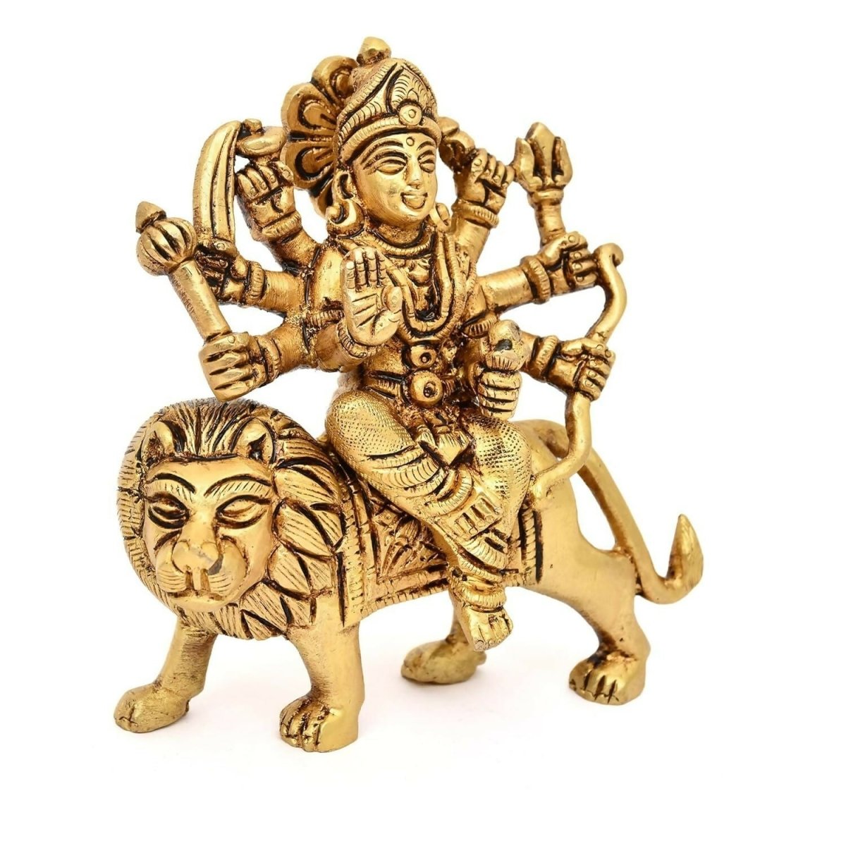 Aargkraf Brass Maa Durga Mata Rani Idol - Grab2buy