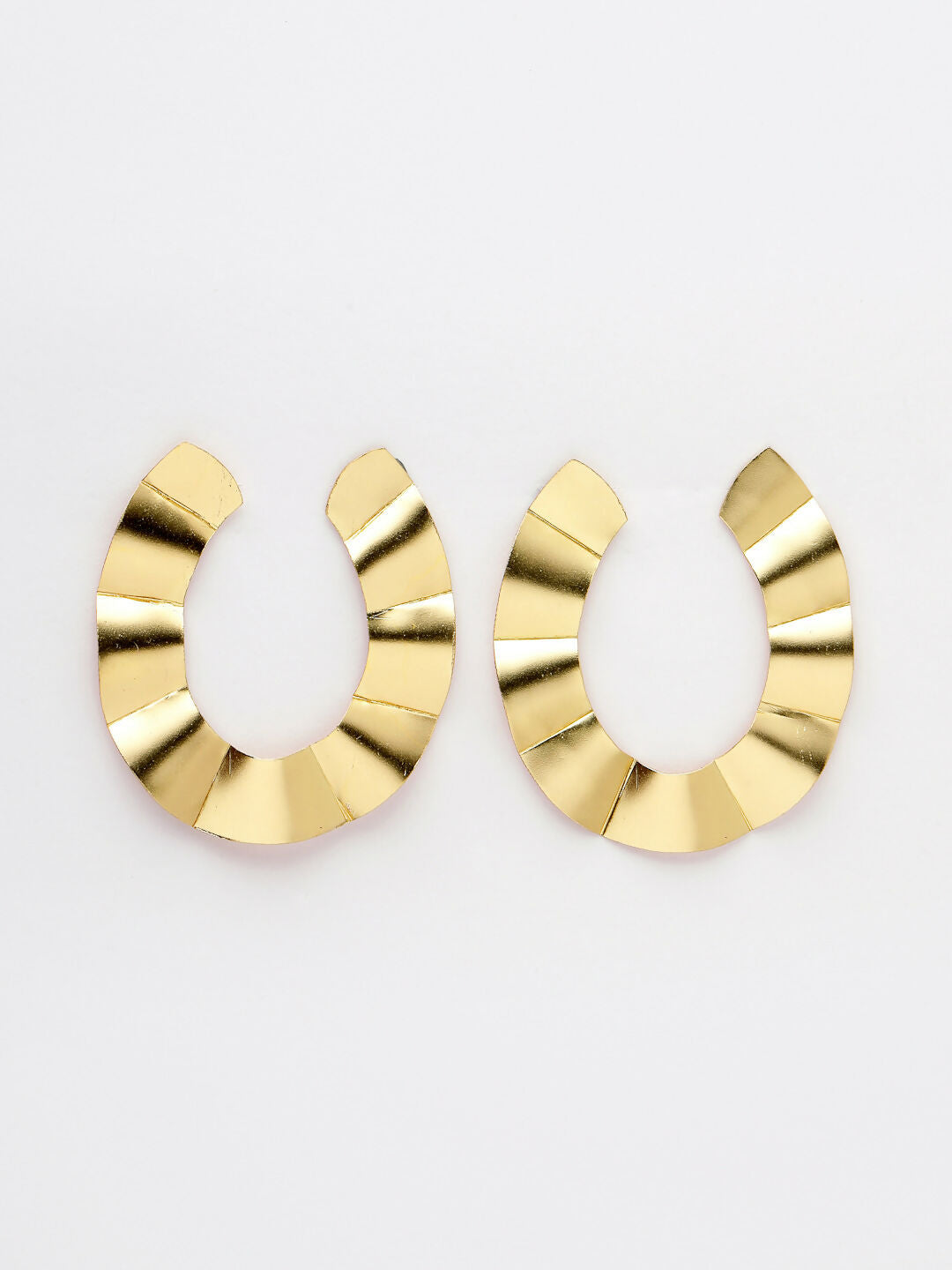 NVR Women Gold-Plated Contemporary Drop Earrings - Grab2buy