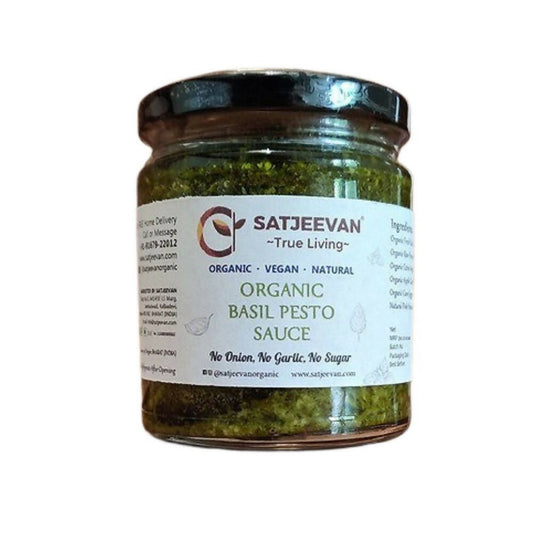 Satjeevan Organic Basil Pesto Sauce 