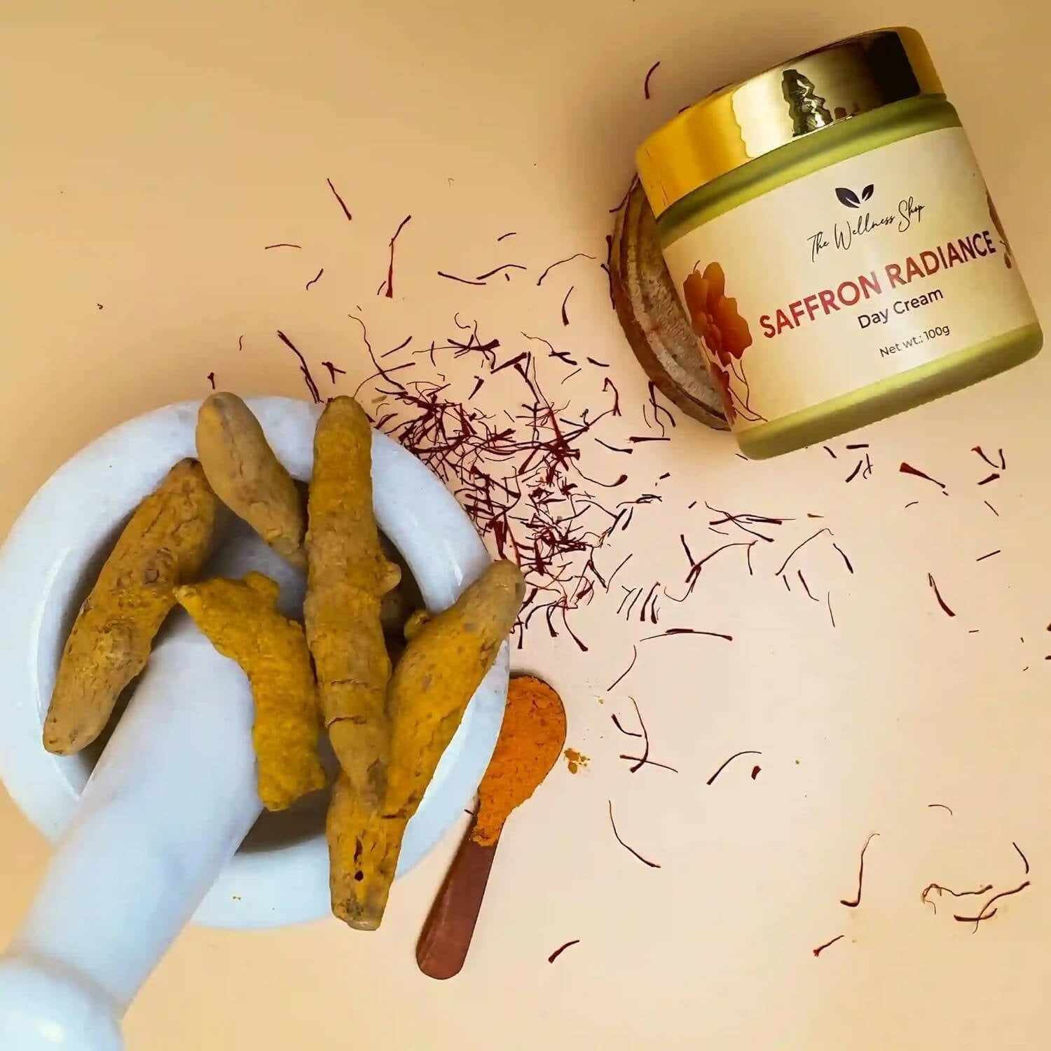 The Wellness Shop Saffron Radiance Day Cream  Grab2Buy The Wellness Shop Grab2Buy