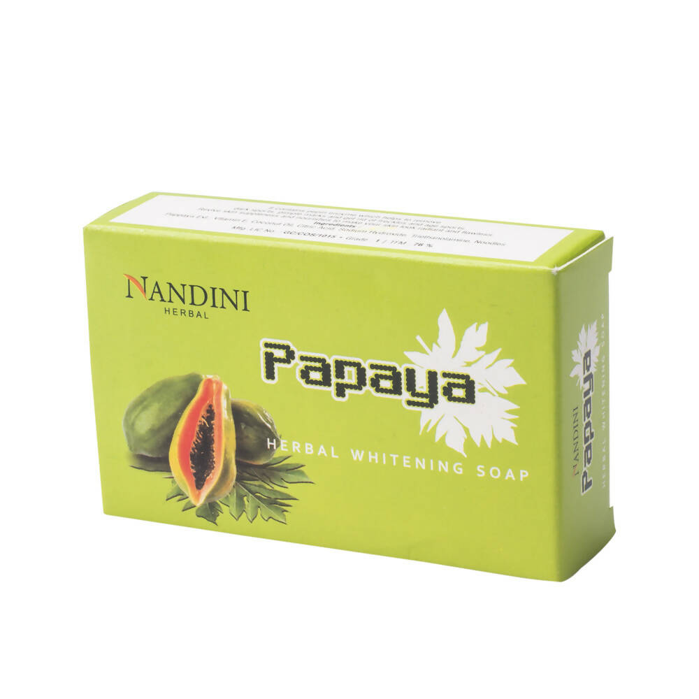 Nandini Herbal Papaya Whitening Soap - Grab2buy