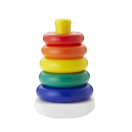 Fisher Price Rock-A-Stack - Classic Stacking Toy With 5 Colorful Rings - Grab2buy