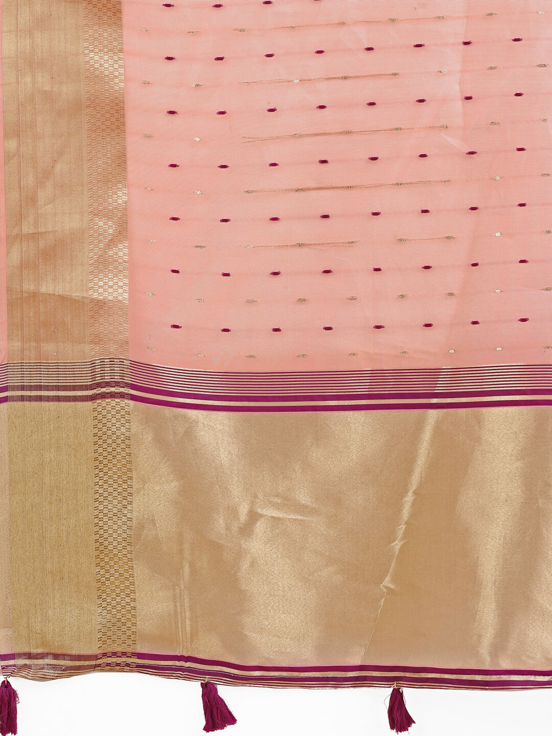 Shree Shyam Fashion Florance Light Pink Organza Saree