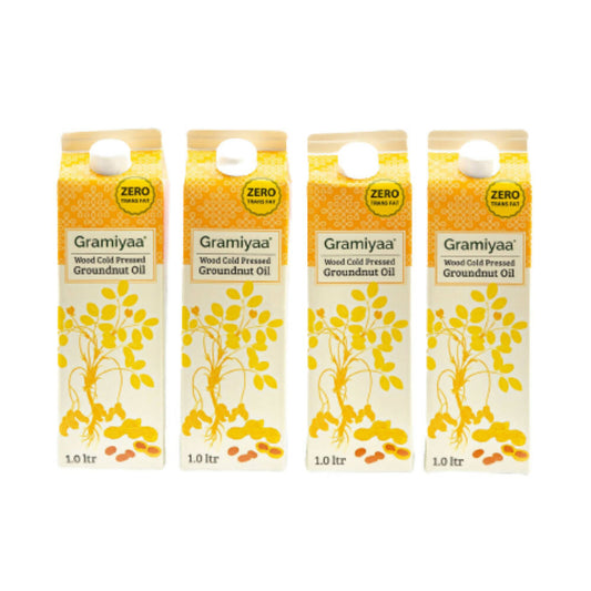 Gramiyaa Wood Cold Pressed Groundnut Oil - Grab2buy