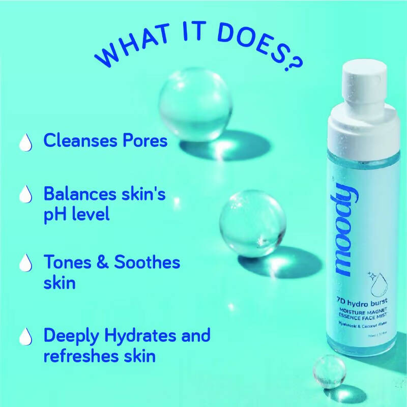 Moody 7D Hydro Burst Moisture Magnet Essence Face Mist 