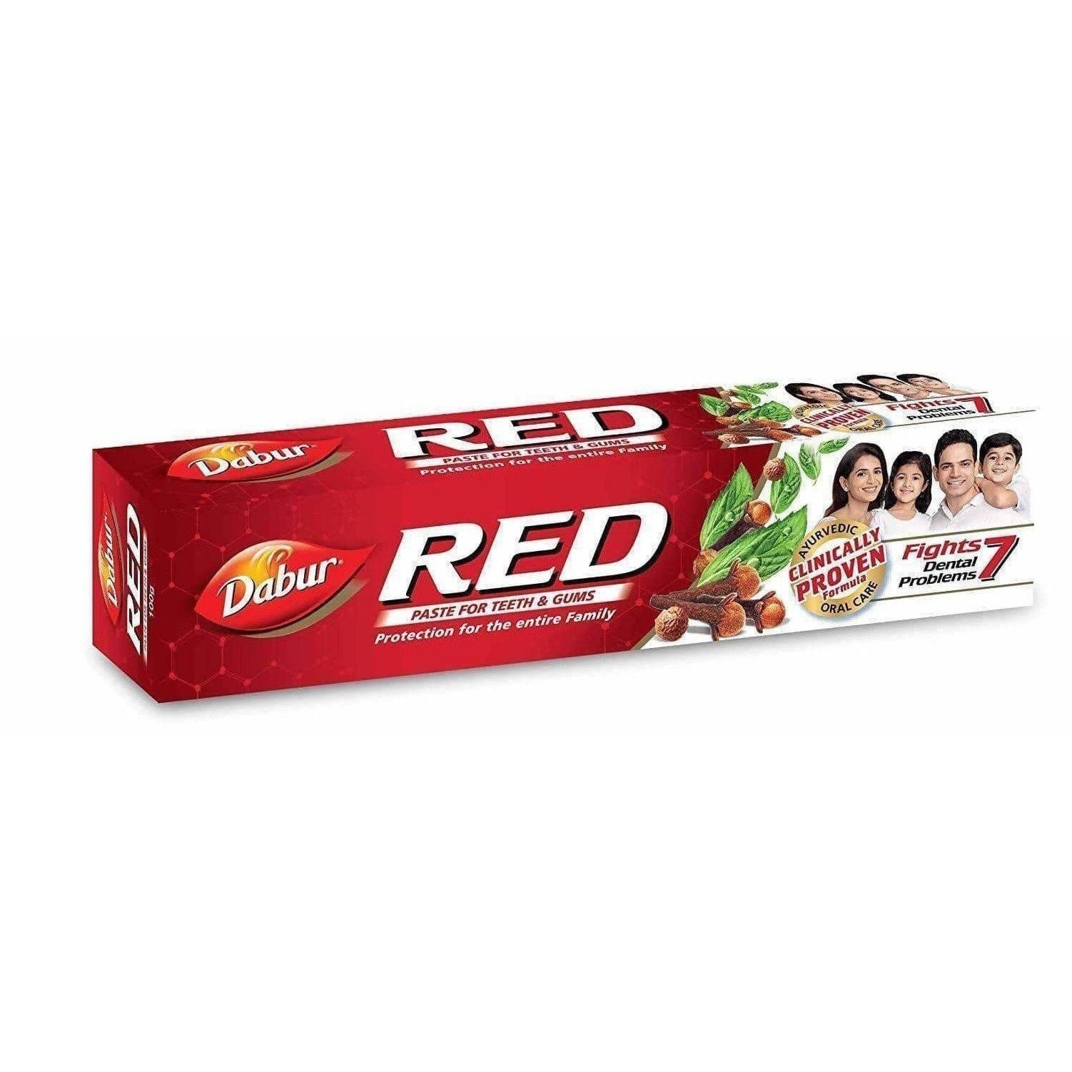 Dabur Red Toothpaste | Ayurvedic Herbal Toothpaste with 13 Active Herbs for Complete Oral Care 