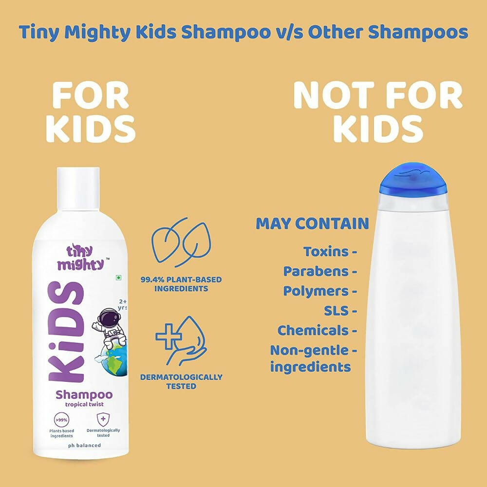 Tiny Mighty Kids Shampoo, Body Lotion And Oil Combo  Grab2Buy Tiny Mighty Grab2Buy