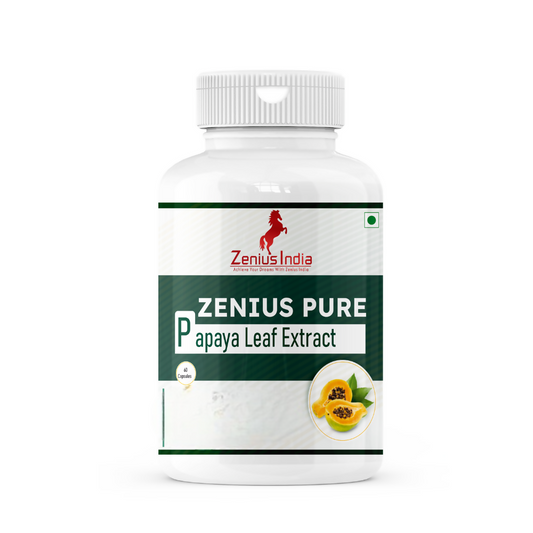 Zenius Pure Papaya Leaf Extract Capsule  Grab2Buy Zenius Grab2Buy