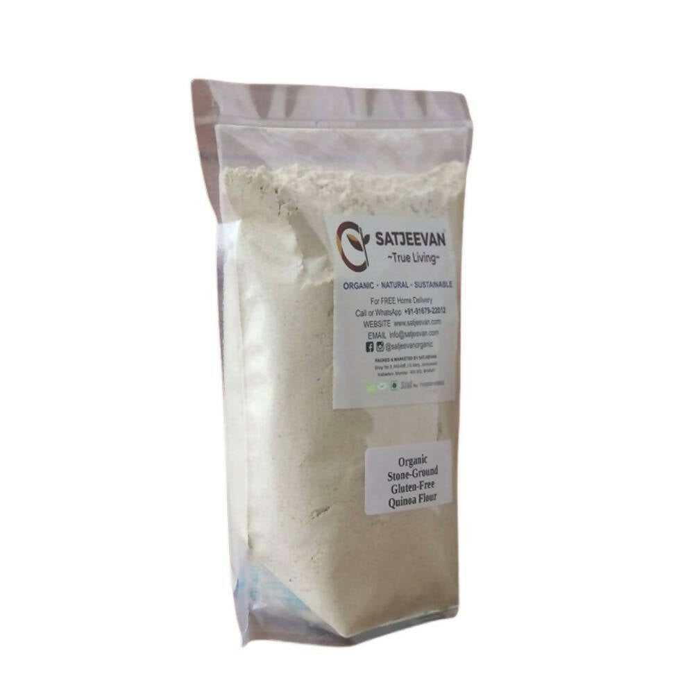 Satjeevan Organic Stone-Ground Quinoa Flour 
