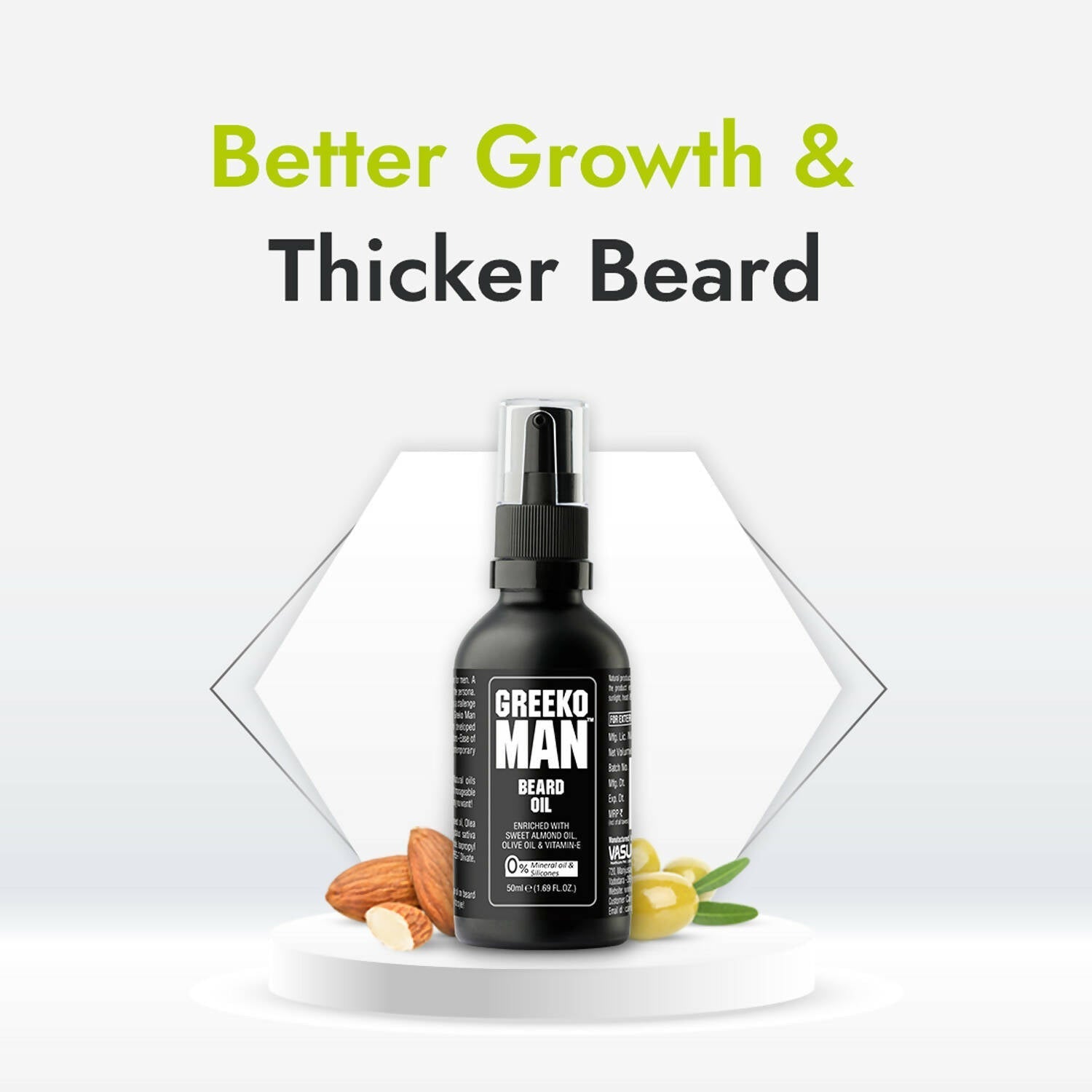 Vasu Healthcare Greeko Man Beard Oil 