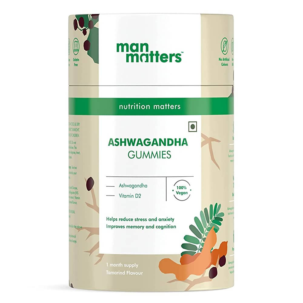 Man Matters Ashwagandha Gummies For Men - Tamarind Flavor 
