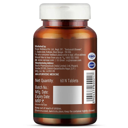Baidyanath Vansaar Triphala Tablets | Organic Ayurvedic Digestive & Detox Supplement 