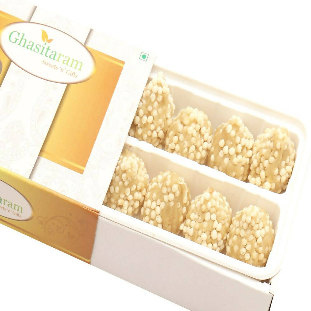 Ghasitaram Rice Crispies Kaju Modaks 