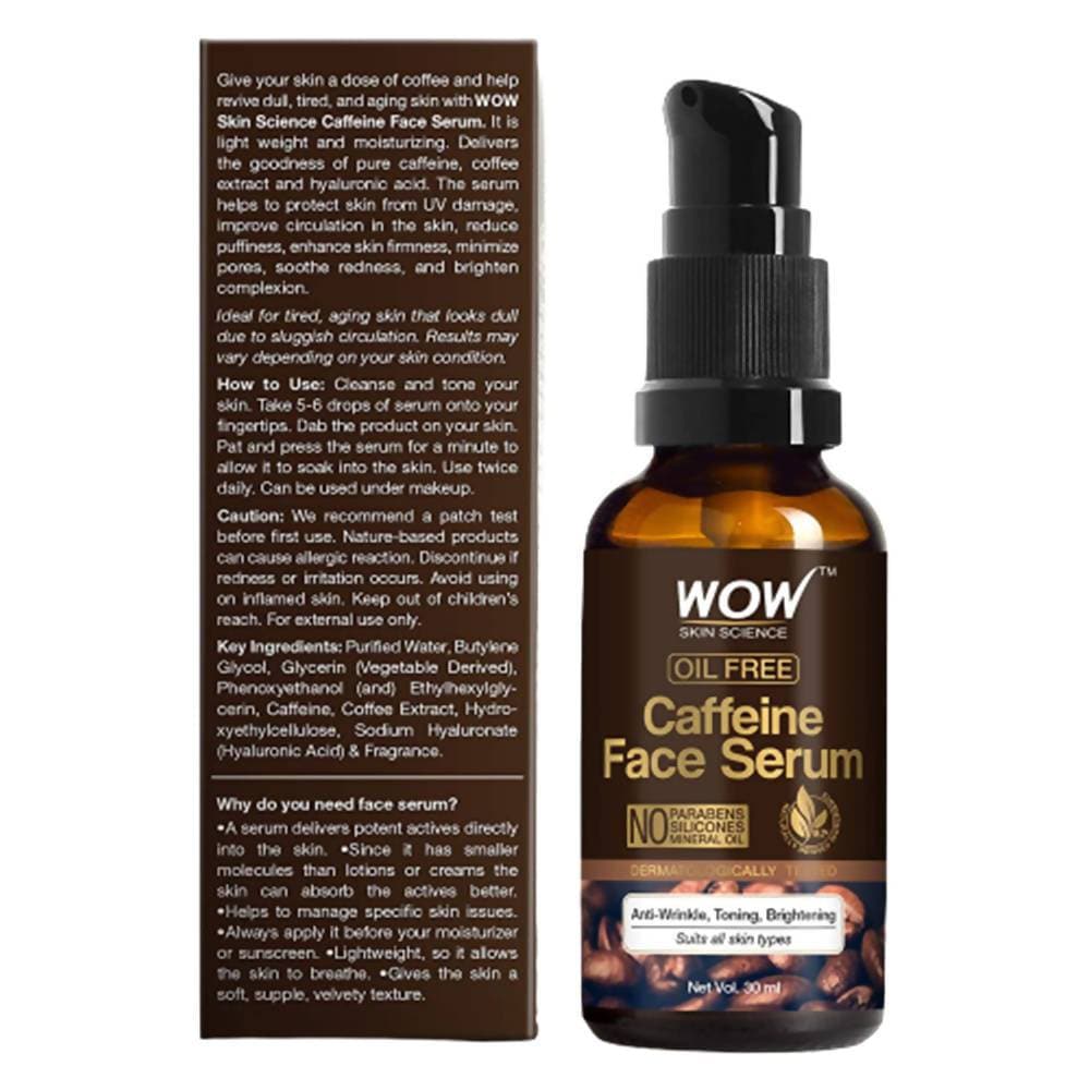 Wow Skin Science Caffeine Face Serum  Grab2Buy Wow Skin Science Grab2Buy