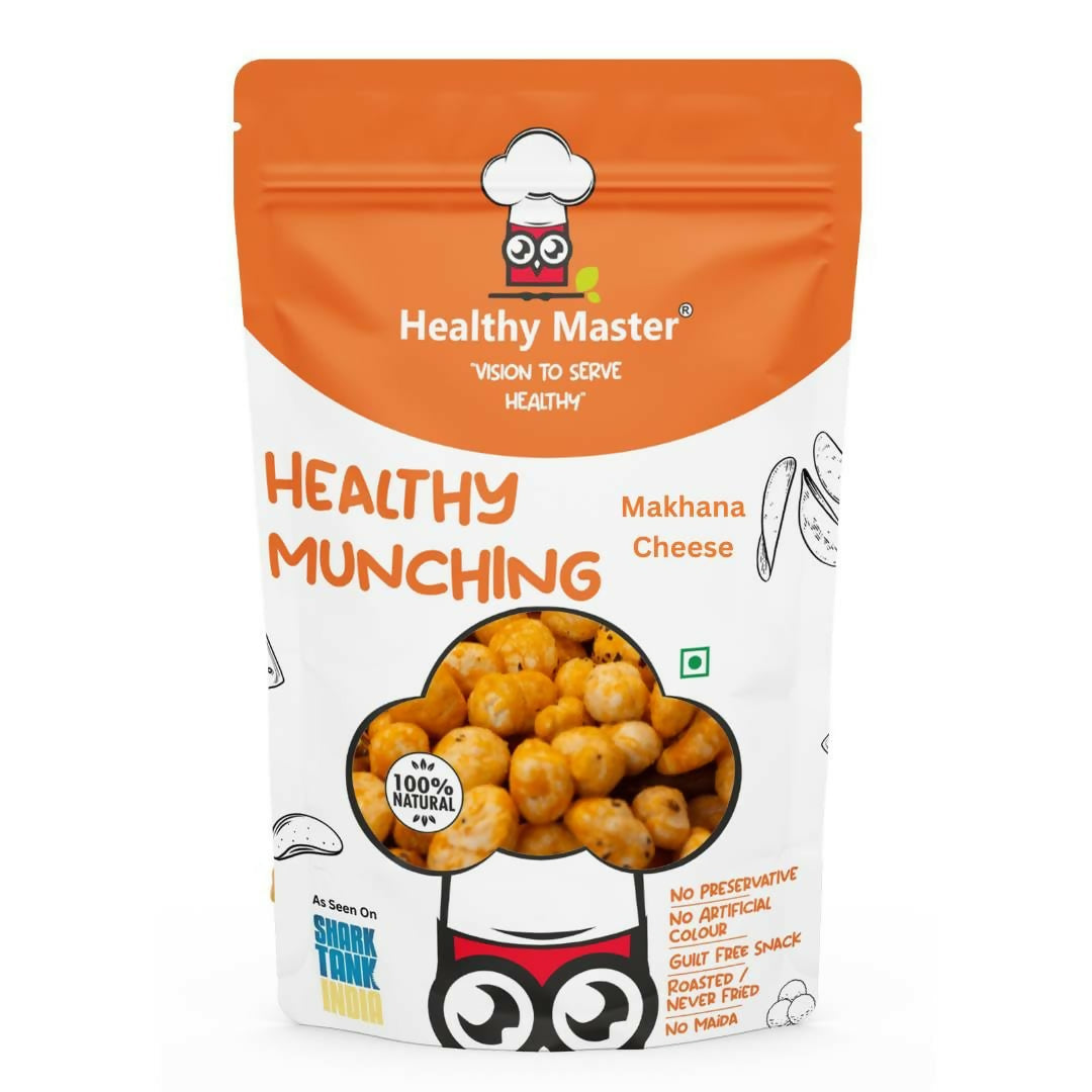 Healthy Master Crispy Makhana – Cheese Flavour Roasted Fox Nuts Snack 