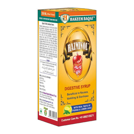 Hakeem Baqai'S Hazminol Syrup - Grab2buy