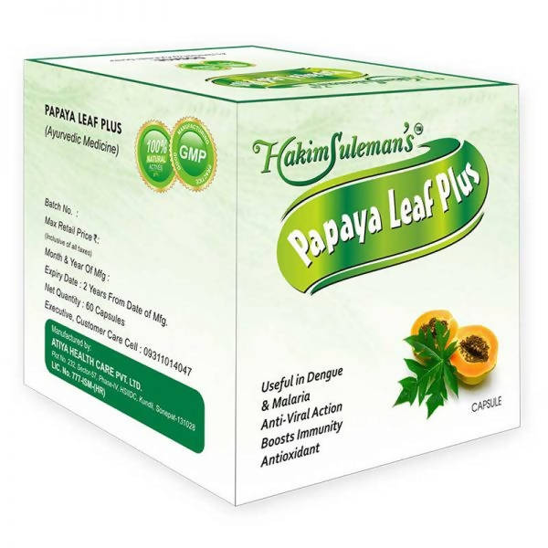 Hakim Suleman's Papaya Leaf Plus Capsules 