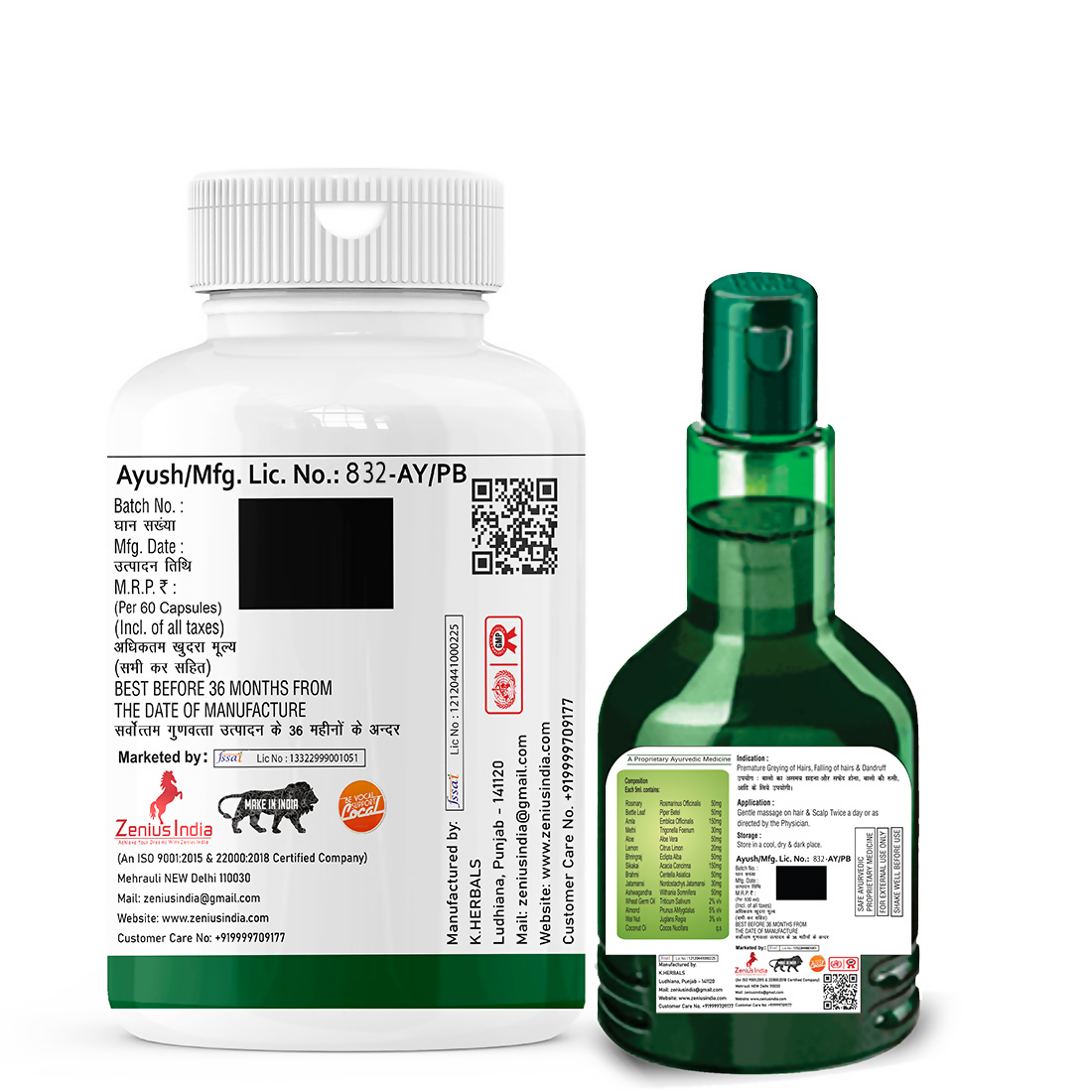 Zenius Hair O Care Kit for Strong Hairs  Grab2Buy Zenius Grab2Buy