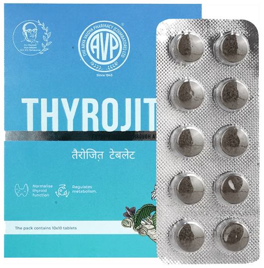 AVP Ayurveda Thyrojith Tablets 