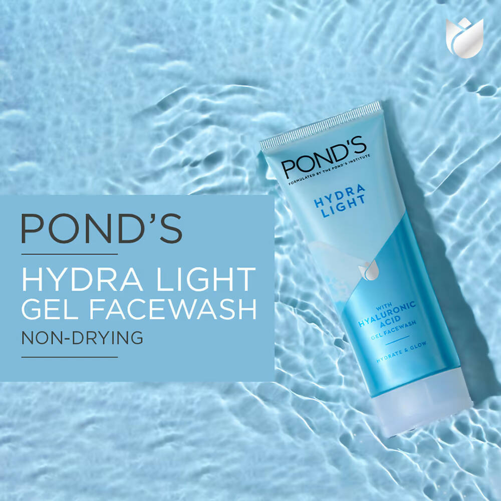 Ponds Hydra Light Hyaluronic Acid Hydrating Gel Face Wash 