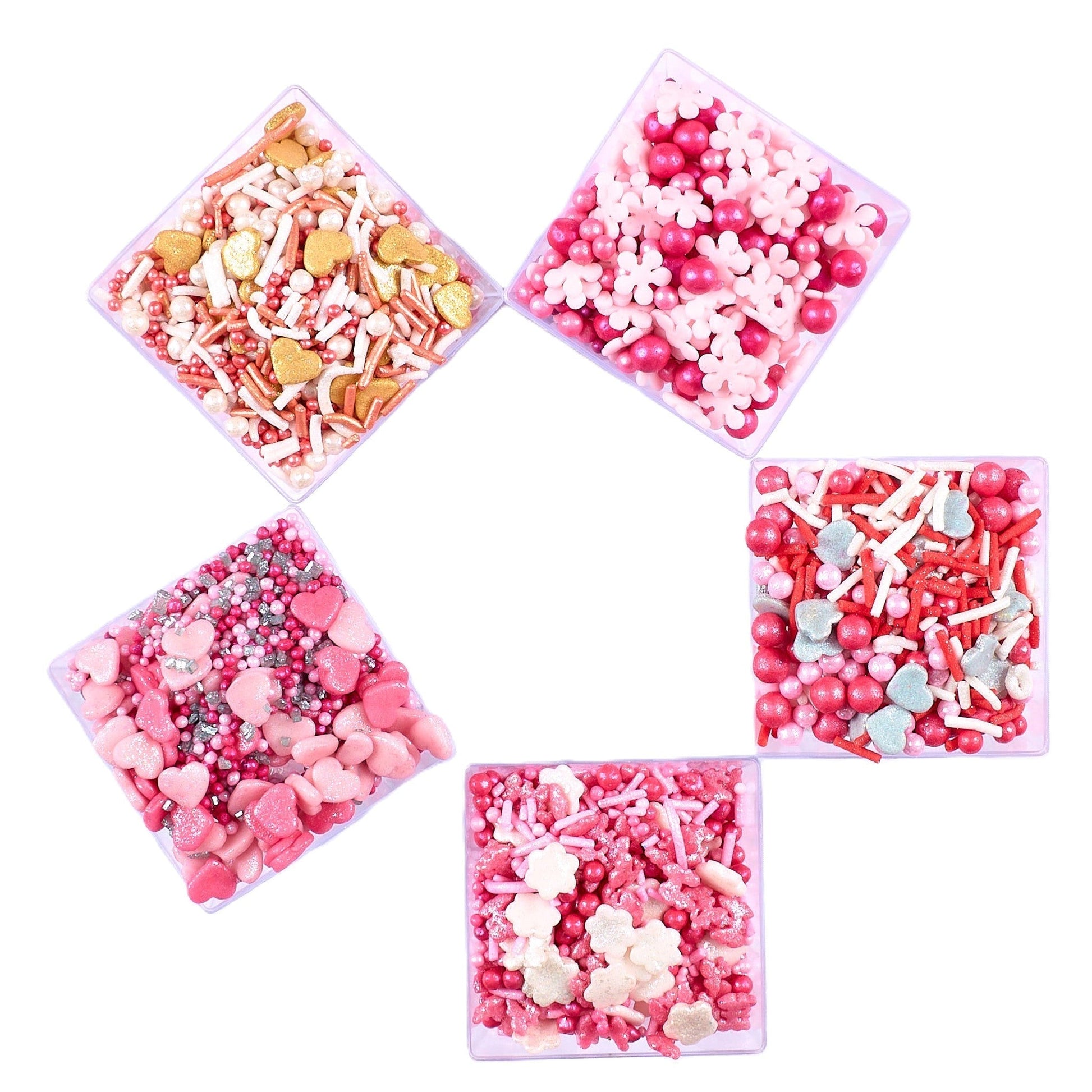 Confect Valentine Sprinkles | 11 Edible Decoration for Baking & Dessert  Grab2Buy Confect Grab2Buy