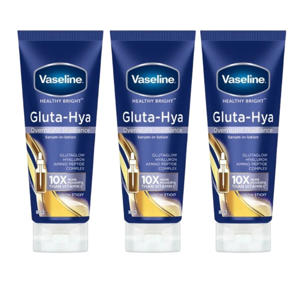 Vaseline Gluta-Hya Overnight Radiance Serum-In-Lotion With Amino Peptide & Gluta Glow  Grab2Buy Vaseline Grab2Buy