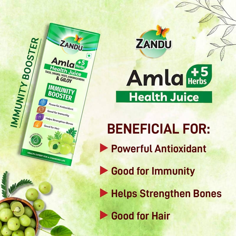 Zandu Amla + 5 Herbs Health Juice 