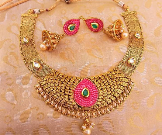 Multicolor Antique necklace Set