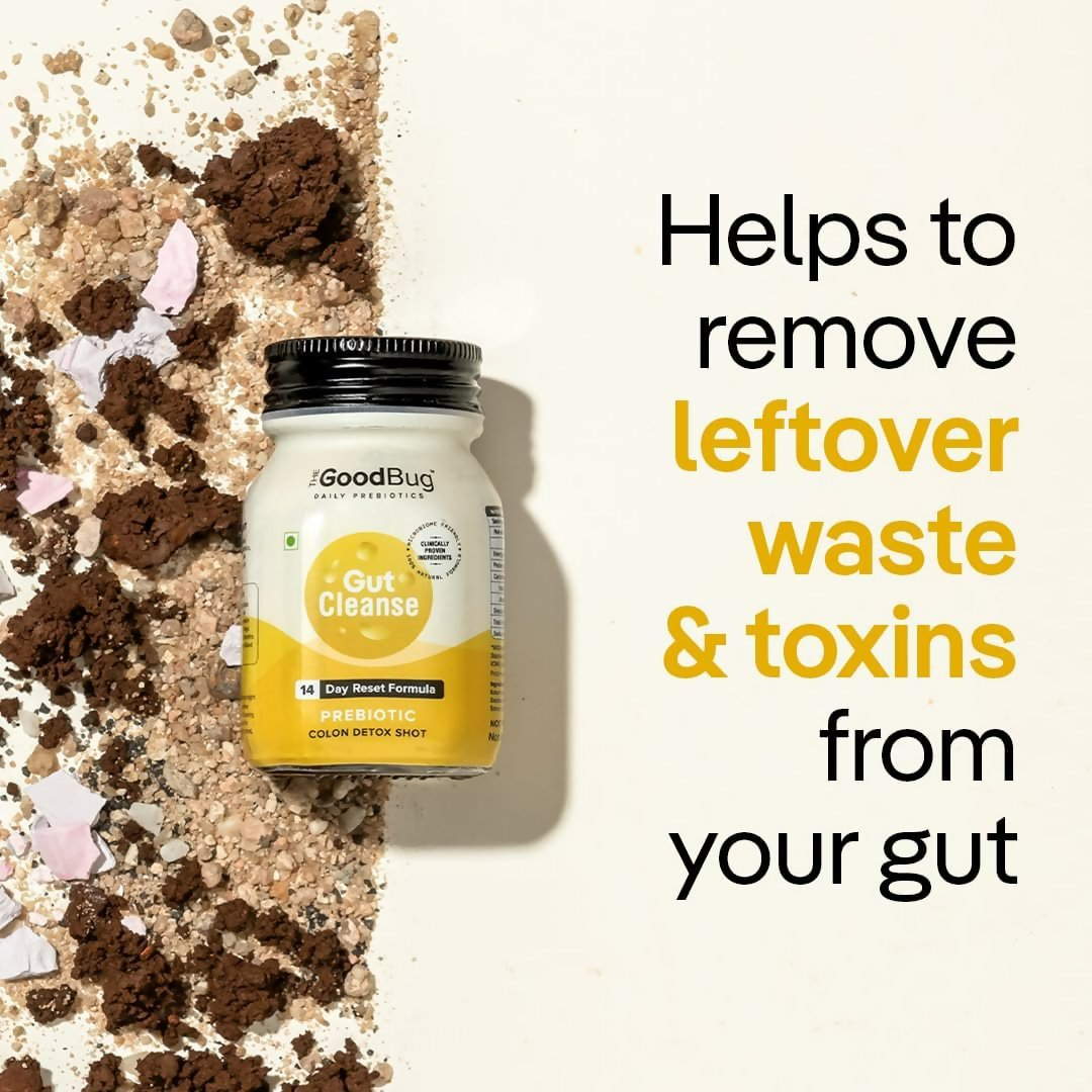 The Good Bug Gut Cleanse - 14 Prebiotic Colon Detox Shots (70ml Each) 
