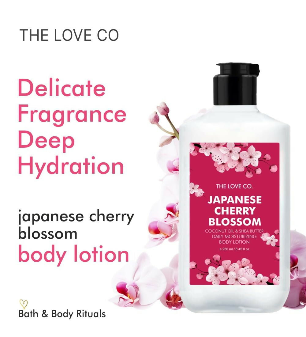 The Love Co Japanese Cherry Blossom Body Lotion  Grab2Buy The Love Co Grab2Buy