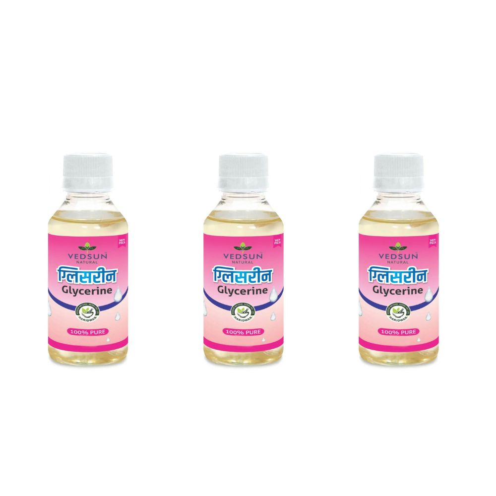 Vedsun Naturals Glycerine Liquid Pure and Unscented for Soft And Moisturize Skin 