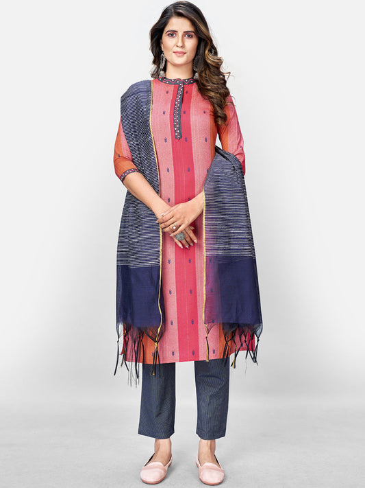NOZ2TOZ Women's Printed Multicolour Kurta & Pant With Dupatta Set (3pcs set)