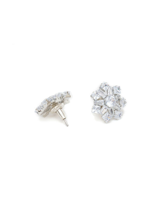 stone stud (white) - Ruby Raang