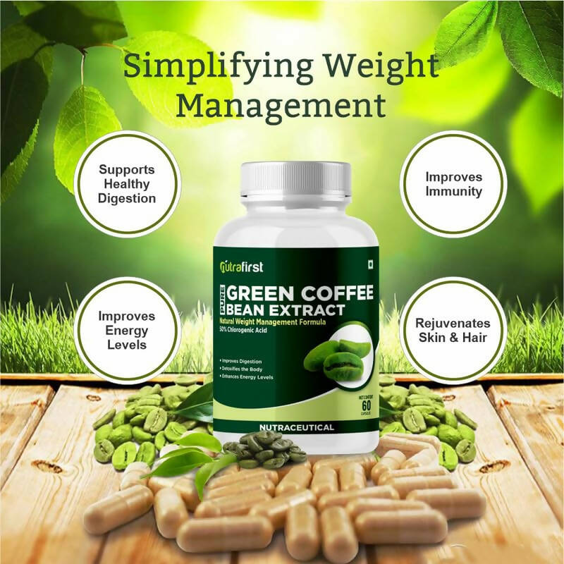 Nutrafirst Green Coffee Bean Extract Capsules - Grab2buy