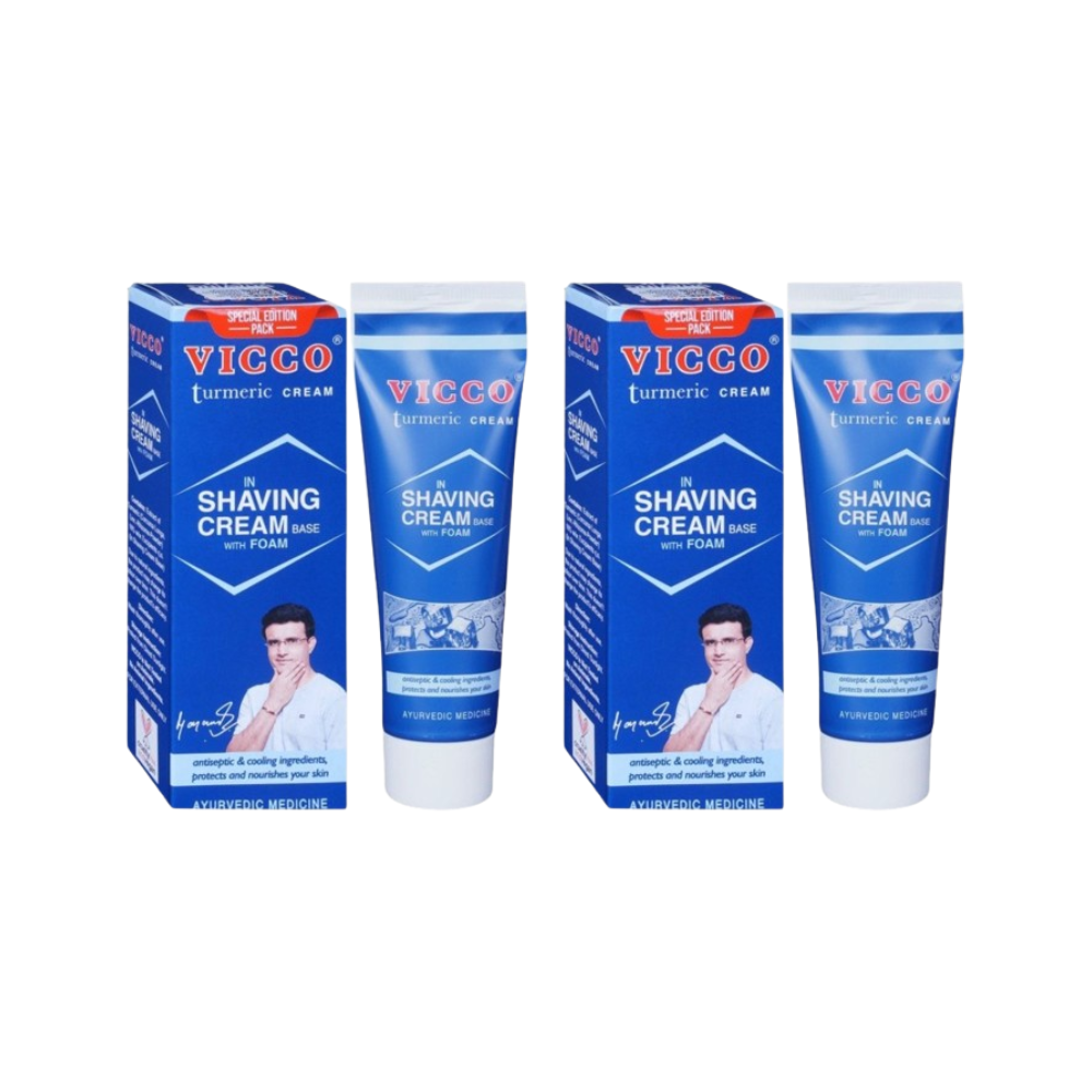 Vicco Turmeric Shaving Cream With Foam Base  Grab2Buy Vicco Grab2Buy