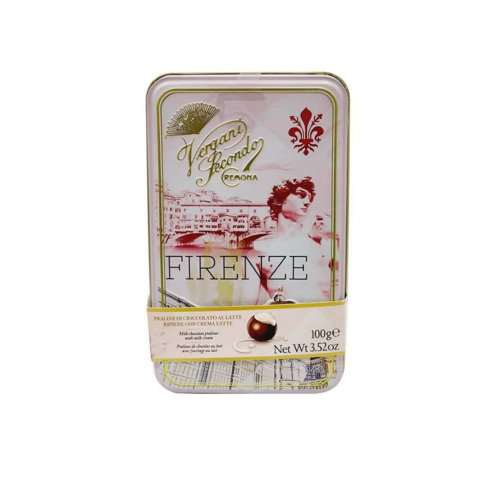 Ajfan Milk Chocolate Cream Pralines in Firenze Gift Tin 